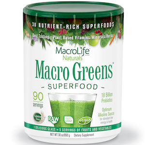 MacroLife Naturals Macro Greens Superfood 90 Servings 30 oz
