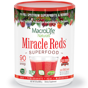 MacroLife Naturals Miracle Reds Superfood 90 Servings 30 oz