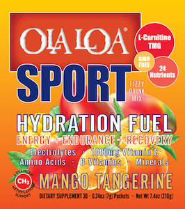 Ola Loa Sport Hydration Fuel Sports Drink Mix Mango Tangerine Ola Loa Sport Hydration Fuel Sports Drink Mix Mango Tangerine