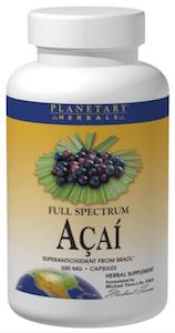 Planetary Herbals Acai Full Spectrum 500 mg